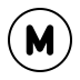 circled M