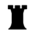 black chess rook