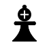 black chess bishop