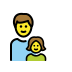 family: man, girl