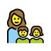 family: woman, girl, boy