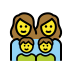family: woman, woman, boy, boy