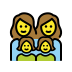 family: woman, woman, girl, girl