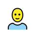woman: bald