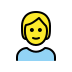 person: blond hair