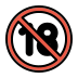 no one under eighteen