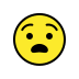anguished face