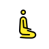 person kneeling: facing right