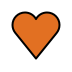 orange heart