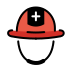 rescue worker’s helmet